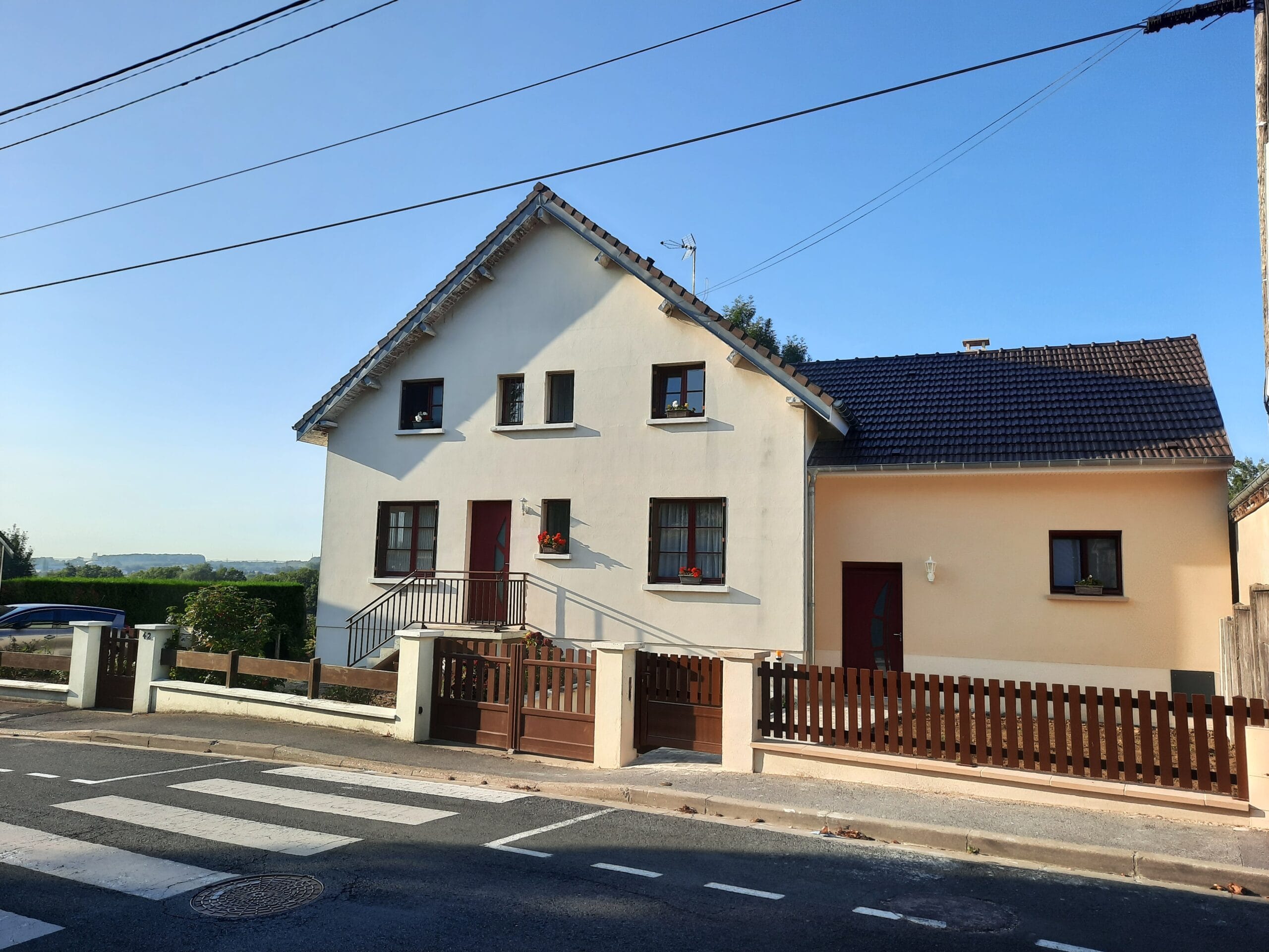 photo d'une extension de maison terminée