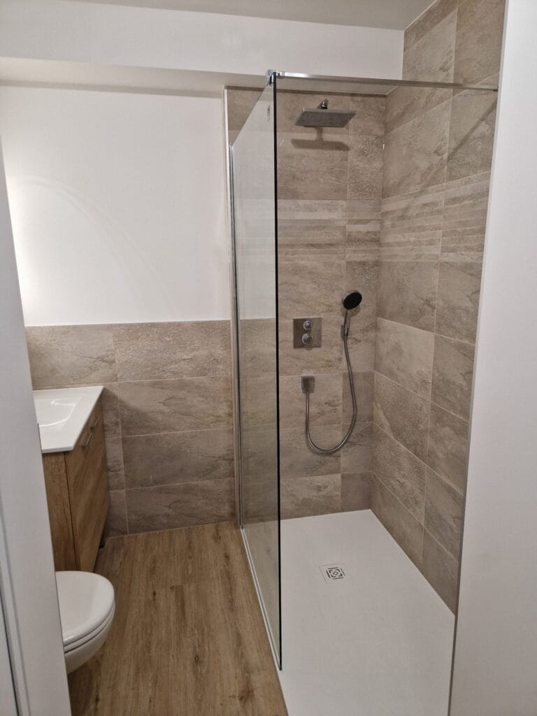 Douche à l’italienne réalisée par MDS60 dans l’Oise