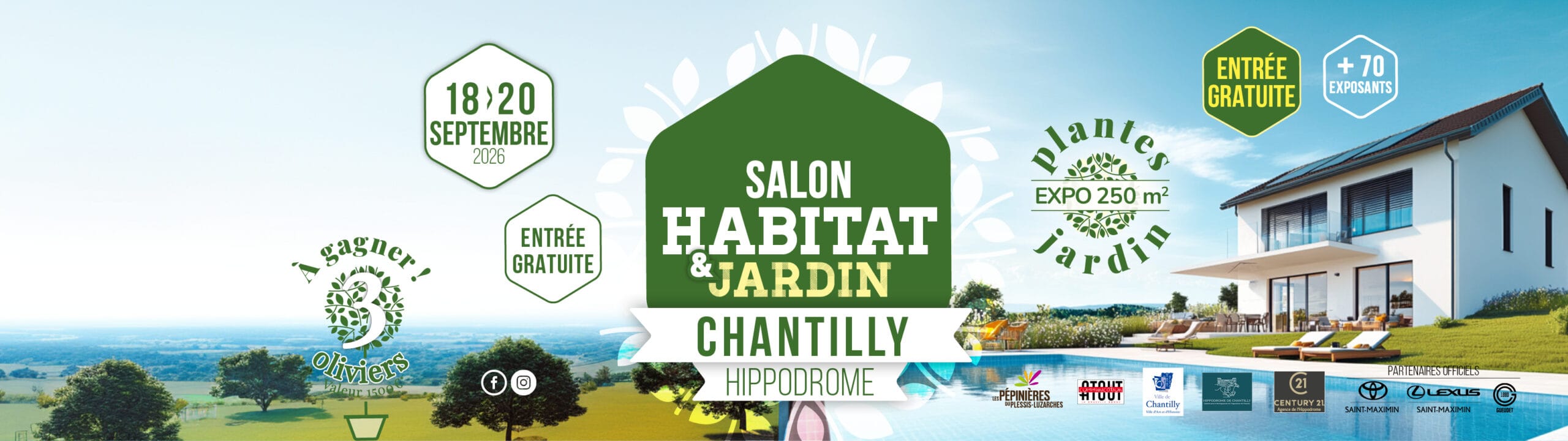 Bandeau salon habitat Chantilly